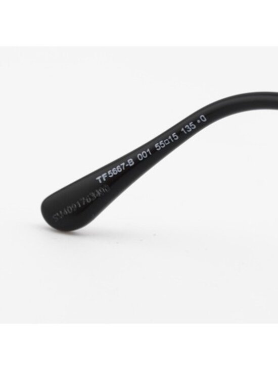 Tom Ford TF5667-B 001 Eyeglasses Black 55mm Cat Eye Frame, Blue Light Block main image 8
